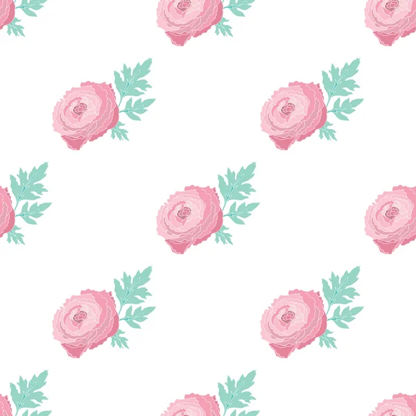 Motif floral sans couture — Image vectorielle