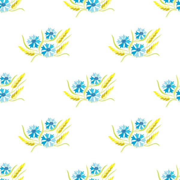 Motif floral sans couture — Image vectorielle