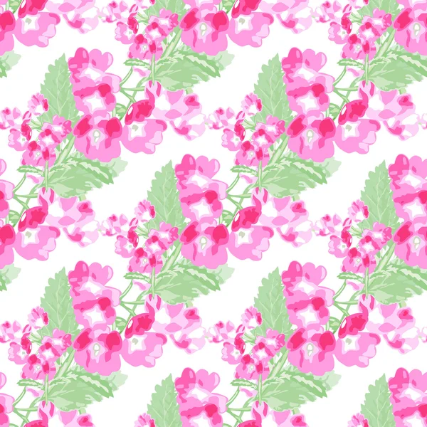 Motif floral sans couture — Image vectorielle