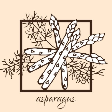 çizilmiş kuşkonmaz el