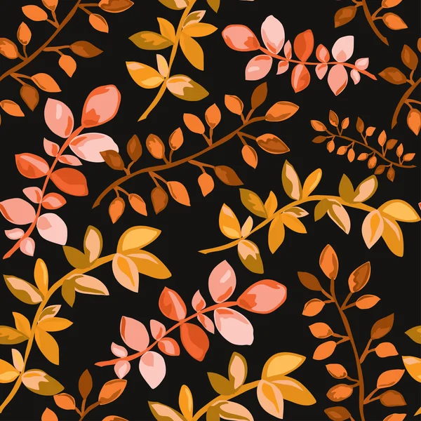 Motif floral sans couture — Image vectorielle