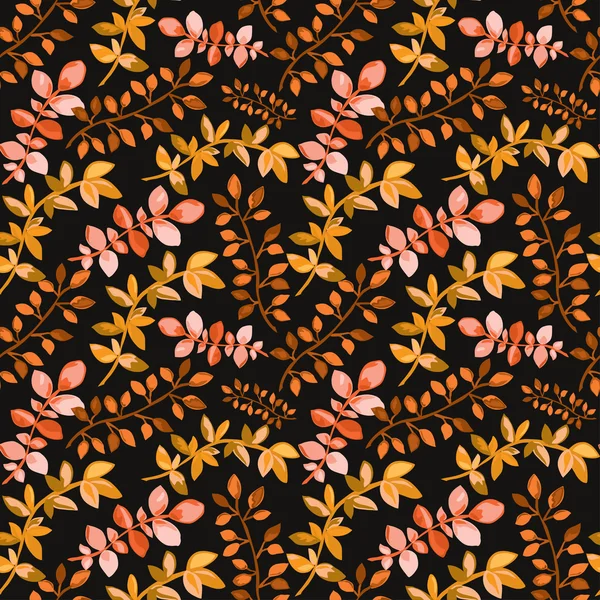 Motif floral sans couture — Image vectorielle