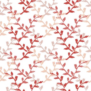 Yapraklı, soyut, dikişsiz desen, tasarım elemanı. Davetiyeler, kartlar, baskı, hediye paketi, imalat, tekstil, kumaş, duvar kağıtları için kabile deseni