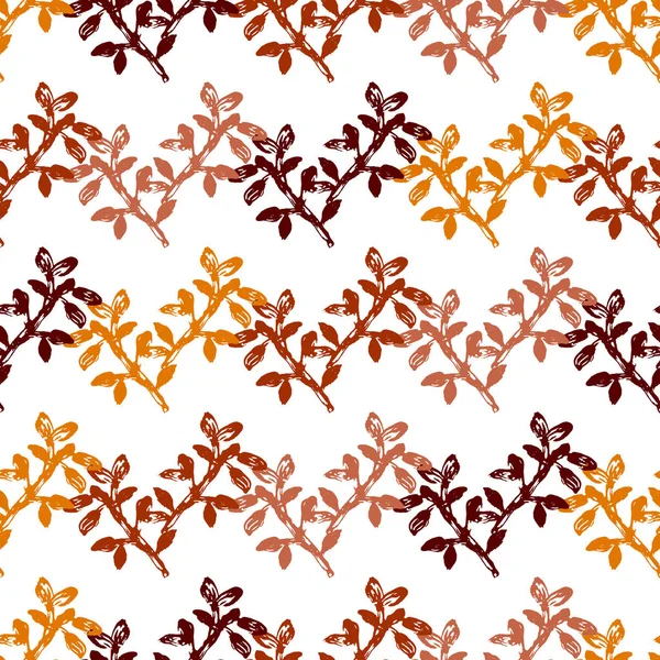 Abstraktes Nahtloses Muster Mit Blättern Gestaltungselement Stammesmuster Für Einladungen Karten — Stockvektor