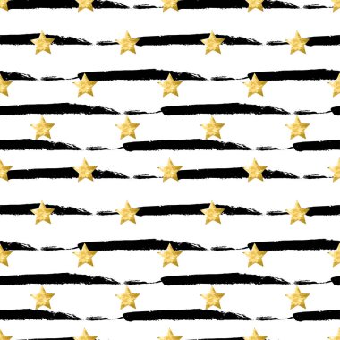 Zarif altın desenli, el çizimi dekoratif yıldızlar, tasarım elementleri. Davetiyeler için altın desen, tebrik kartları, hatıra defteri, baskı, hediye paketi, imalat