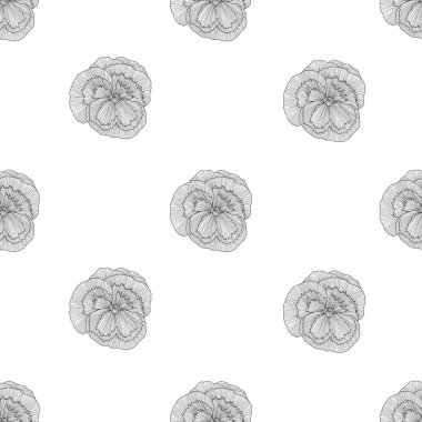 Zarif, pürüzsüz desenli, nonoş çiçekli, tasarım elementli. Davetiyeler, kartlar, baskı, hediye paketi, imalat, tekstil, kumaş, duvar kağıtları için çiçek deseni