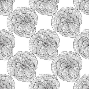 Zarif, pürüzsüz desenli, nonoş çiçekli, tasarım elementli. Davetiyeler, kartlar, baskı, hediye paketi, imalat, tekstil, kumaş, duvar kağıtları için çiçek deseni