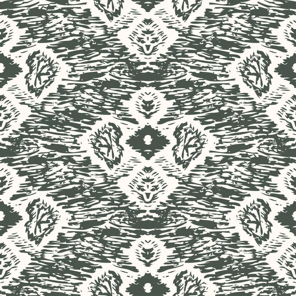 Grunge Abstrait Motif Tribal Sans Couture Éléments Conception Modèle Boho — Image vectorielle
