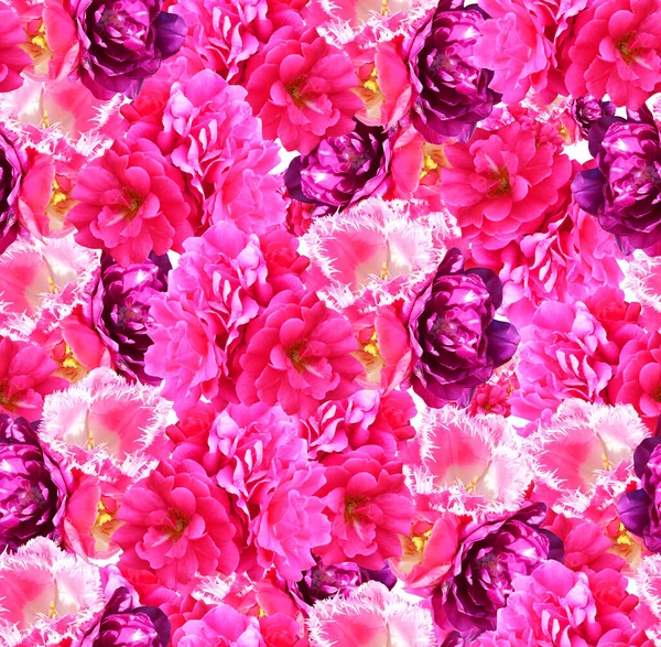 Elegant seamless pattern with flowers, design elements. Floral pattern for invitations, greeting cards, scrapbooking, print, gift wrap, manufacturing, textile 