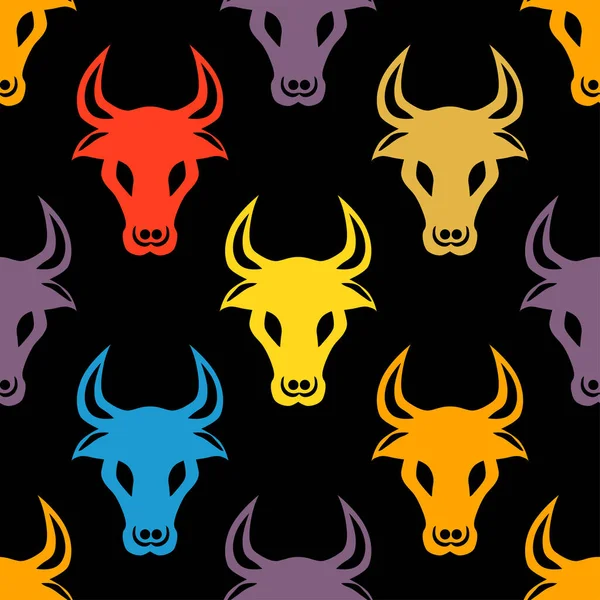 Elegant Seamless Pattern Zodiac Symbols Chinese New Year Design Element — Stock Vector