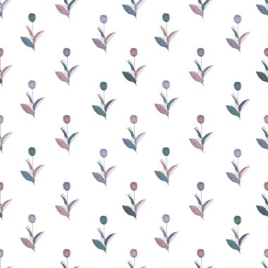 Lale çiçekleri ve tasarım elementleriyle zarif, pürüzsüz bir desen. Davetiyeler için çiçek deseni, kartlar, baskı, hediye paketi, imalat, tekstil, kumaş, duvar kağıtları. Aralıksız çizgi sanatı