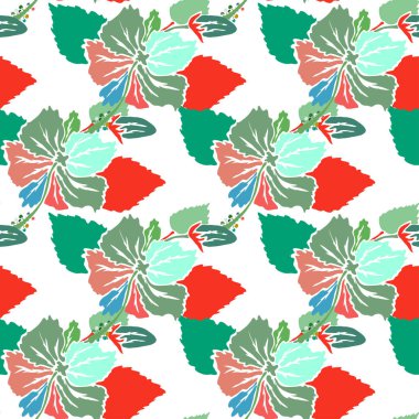 Zarif, pürüzsüz desenli, çiçekli, tasarım elementli. Davetiyeler, kartlar, baskı, hediye paketi, imalat, tekstil, kumaş, duvar kağıtları için çiçek deseni