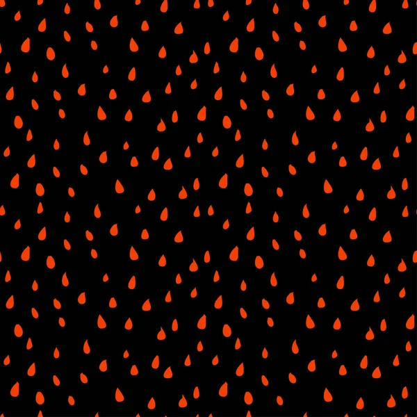 Abstract Boho Doodle Seamless Pattern Rain Drops Design Element Grunge — Stock Photo, Image