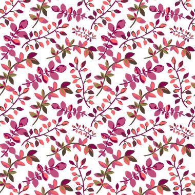 Ağaç dalları ve tasarım elementleriyle zarif, pürüzsüz bir desen. Davetiyeler, kartlar, baskı, hediye paketi, imalat, tekstil, kumaş, duvar kağıtları için çiçek deseni