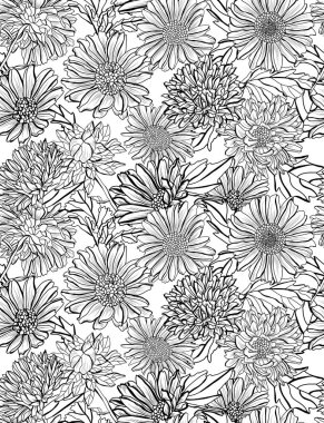 Paskalya çiçekleri ve tasarım elementleriyle zarif, pürüzsüz bir desen. Davetiyeler, kartlar, baskı, hediye paketi, imalat, tekstil, kumaş, duvar kağıtları için çiçek deseni