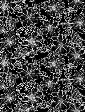 Yıldız çiçeği, yıldız çiçeği, desensiz yıldız çiçeği desenli, çiçekli, tasarım elementli zarif bir desen. Davetiyeler, kartlar, baskı, hediye paketi, imalat, tekstil, kumaş, duvar kağıtları için çiçek deseni