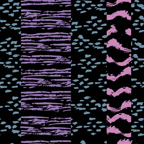 抽象的なグランジシームレスパターン デザイン要素 招待状 カード ギフトラップ 壁紙のためのボホ族のパターン — ストックベクタ