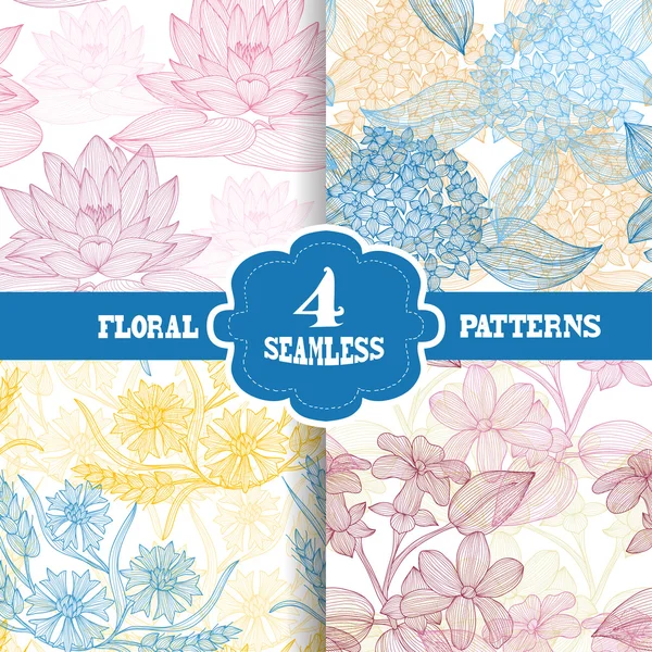 Dikişsiz desen seti