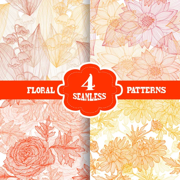 Dikişsiz desen seti