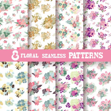 Dikişsiz desen seti