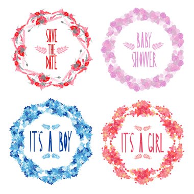 Çiçekli Çerçeve kümesi