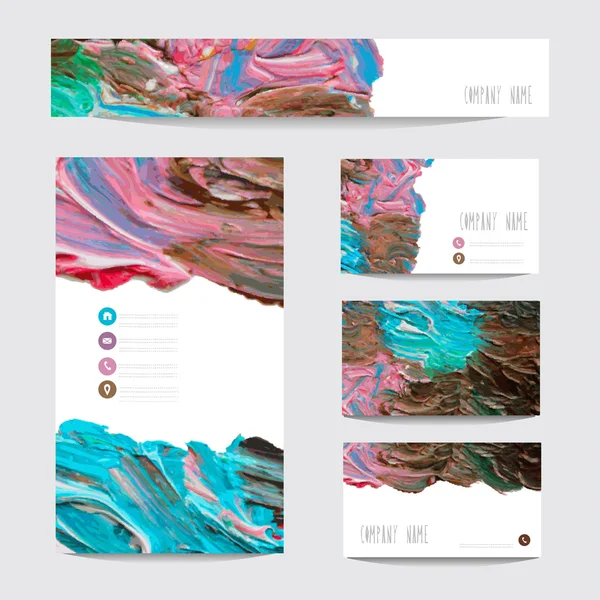 Kartvizit boyalı petrol