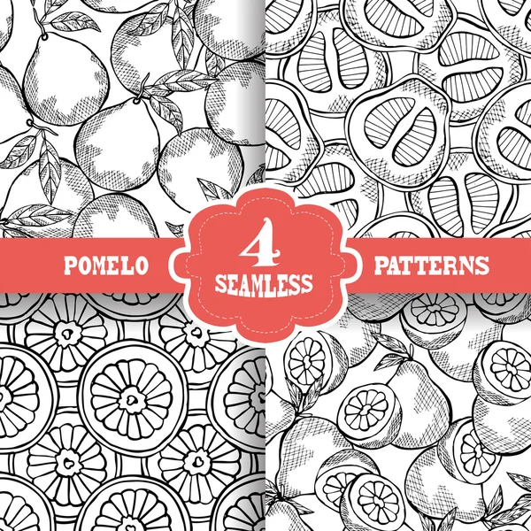 Seamless patterns set — Stock Vector