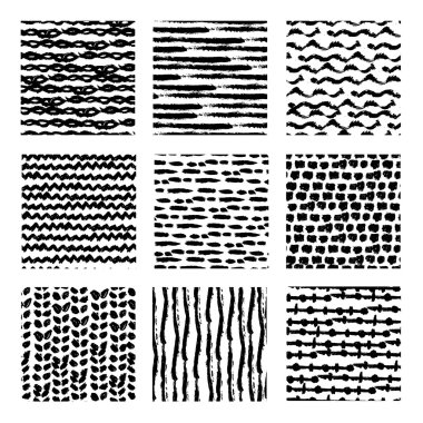 Dikişsiz desen seti