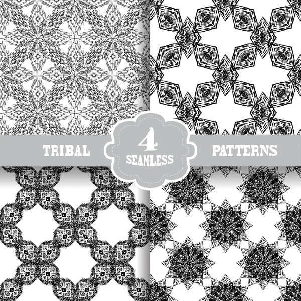 Seamless patterns — Stock Vector