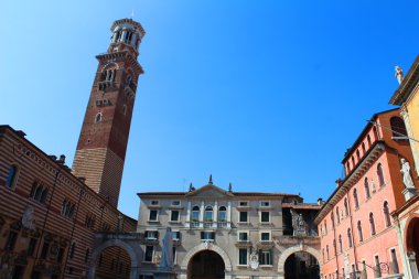 Torre dei Lamberti, Verona, İtalya