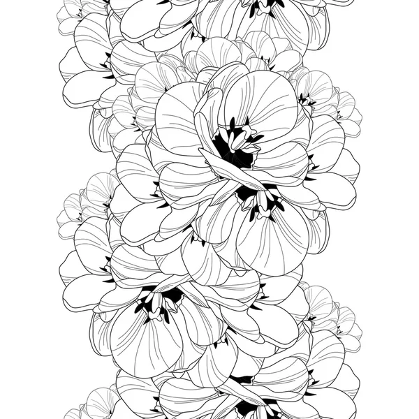 Patrón sin costura floral — Vector de stock