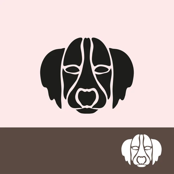 Abstracte hond symbool — Stockvector