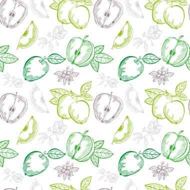 Gıda Tema seamless modeli