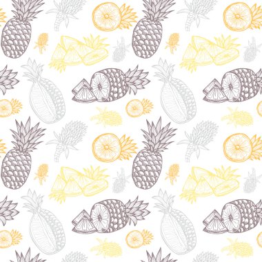 Gıda Tema seamless modeli