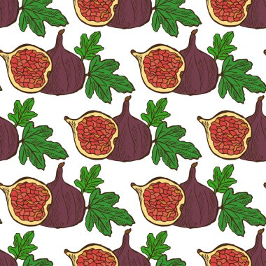 Gıda Tema seamless modeli