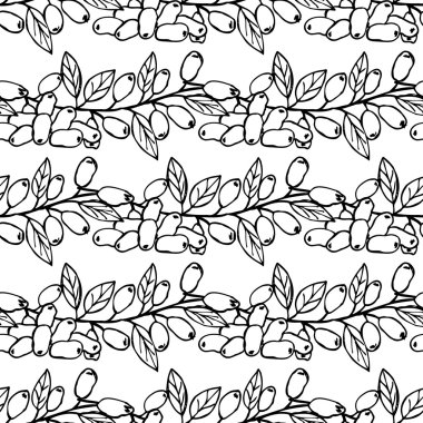 Gıda Tema seamless modeli