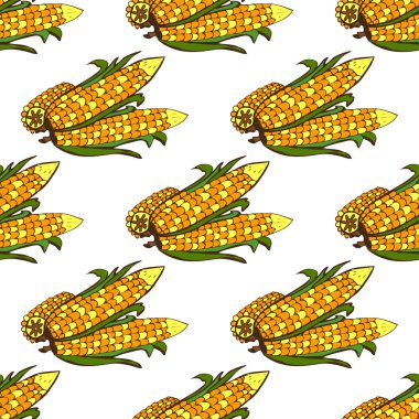 Gıda Tema seamless modeli