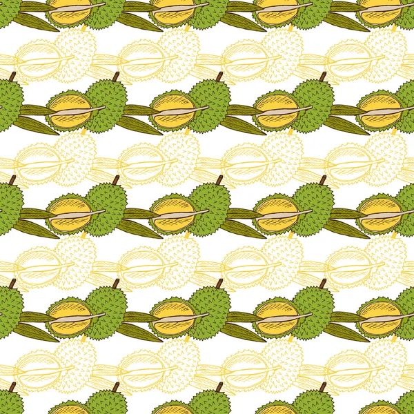 Food theme seamless pattern — Stock Vector