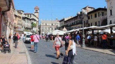 Piazza delle Erbe Verona İtalya