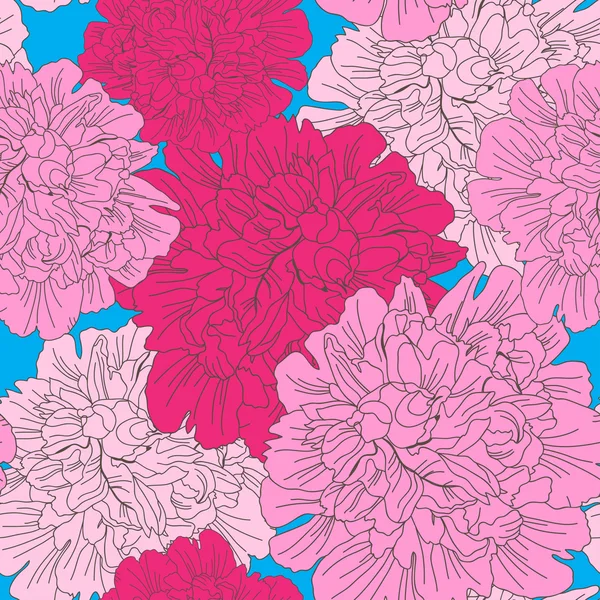 Patrón sin costura floral — Vector de stock