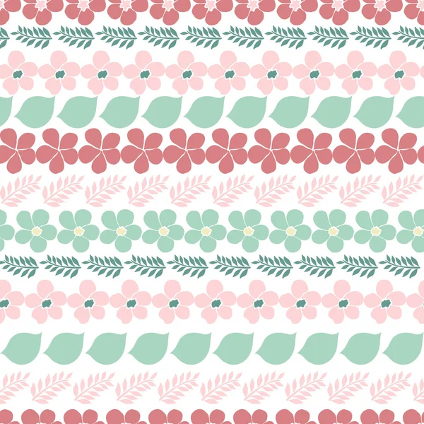 Bloemen naadloos patroon — Stockvector