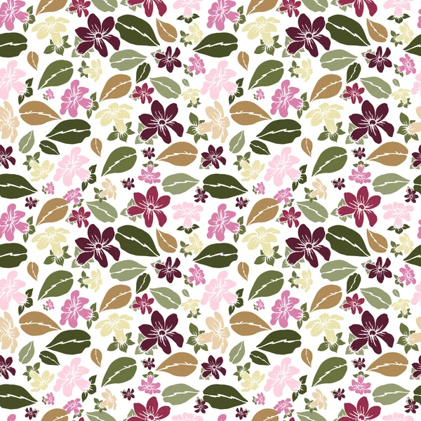 Floral seamless pattern — Stock Vector