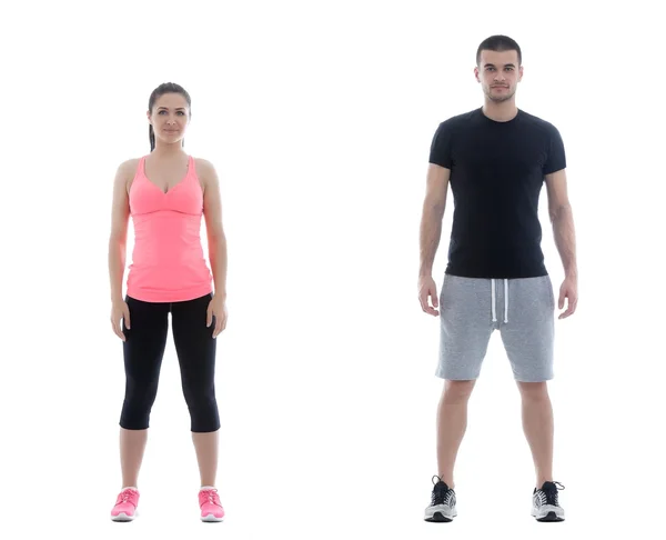 Fitness man and woman — Stock Photo, Image