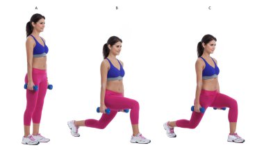 Geriye doğru dumbbell hamle