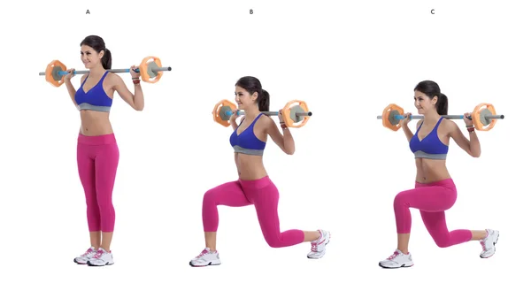 Halter Lunges egzersiz