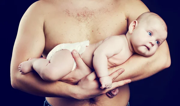 Padre e bambino — Foto Stock