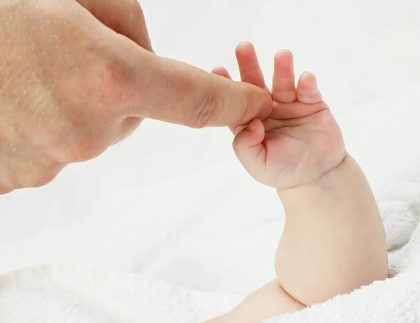 Baby and father — Stock Photo, Image