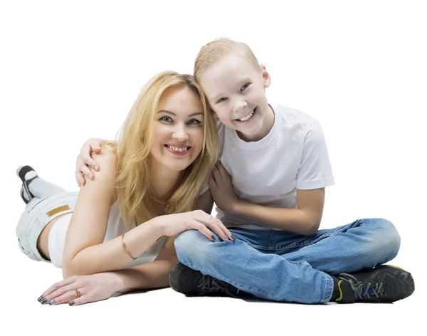 Happy mother and son — Stock Photo, Image