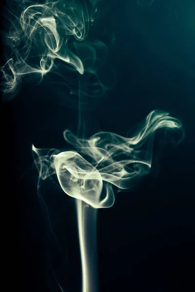 Fumaça Aroma Vara Incenso Isolado Fundo — Fotografia de Stock