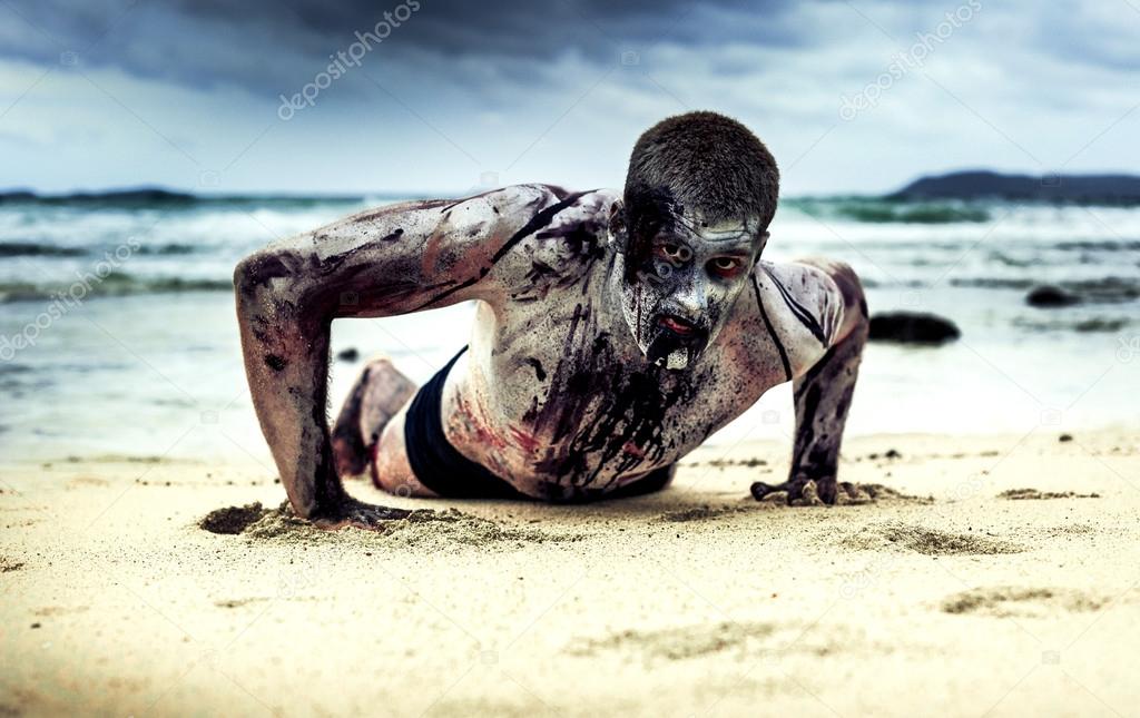 zombie on the beach